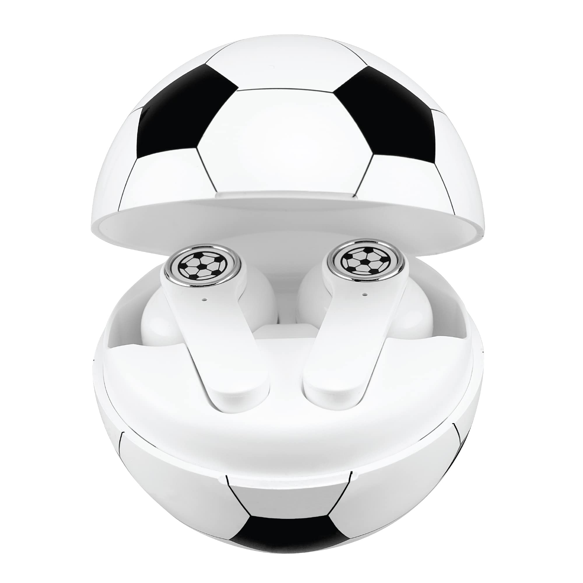 COOLBUDS Soccer Wireless Bluetooth Earbuds Rechargeable Soccer Bluetooth Ear Buds Call Control & Voice Assistant True Wireless Earbuds Noise Isolation Wireless Headphones 36 HRS of Playtime