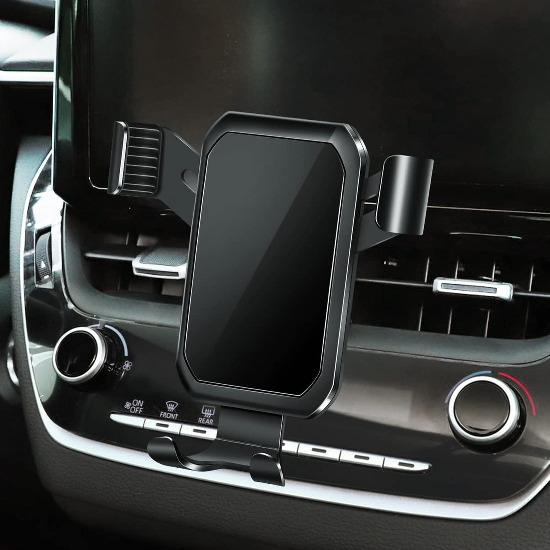 Cell Phone Mount Phone Holder for Toyota Corolla 2019 2020 2021 2022 Car Accessories Dashboard Cell Phone Holder Compatible with All Mobile Smartphones black