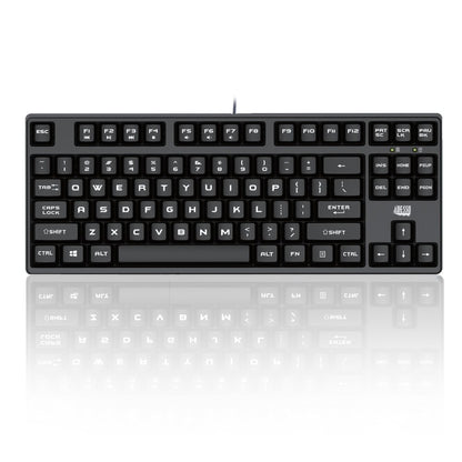 Adesso AKB-625UB - Easy Touch Compact Mechanical Gaming KeyboardBlack