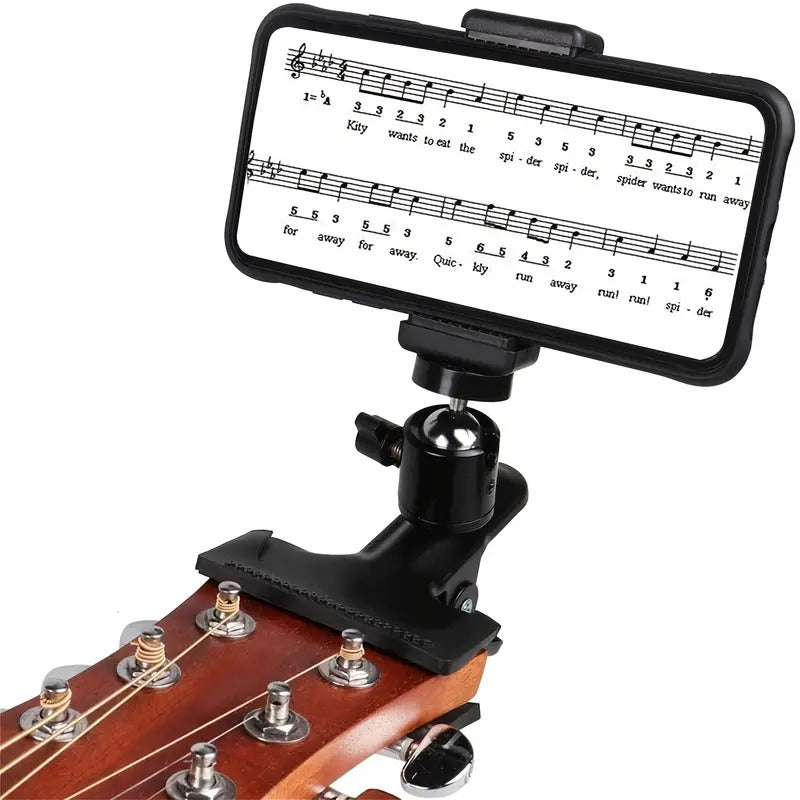 Ultimate Guitar Head Mount for Phones &amp; Action Cameras
