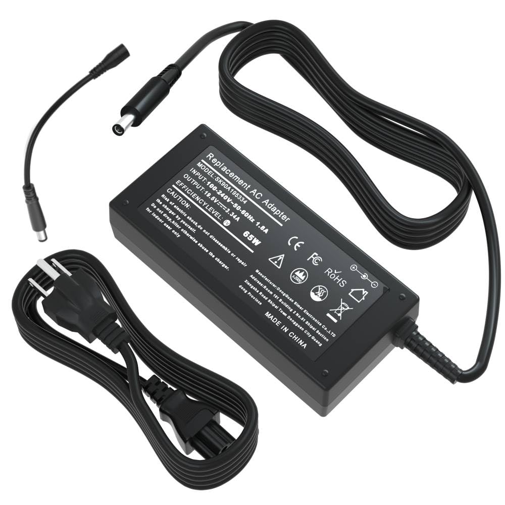 65W 45W Laptop Charger for Dell Inspiron Latitude &amp; XPS Models - Round 7.4mm &amp; 4.5mm Connectors Chargers for Dell inspiron 13 14 15 17 3000 5000 7000 Series Power Adapter