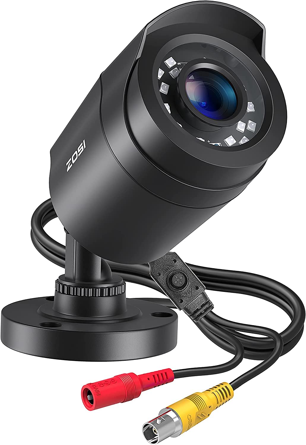 ZOSI 2.0 MP HD 1080P 4 in 1 TVI/CVI/AHD/CVBS Security Cameras Day Night Camera 65ft IR Distance Compatible for HD-TVI AHD CVI and CVBS/960H Analog DVR (Renewed)