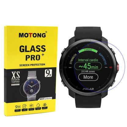 MOTONG For POLAR Grit X Screen Protector - Tempered Glass Screen Protectors For POLAR Grit X Watch9 H Hardness0.3mm ThicknessMade From Real Glass