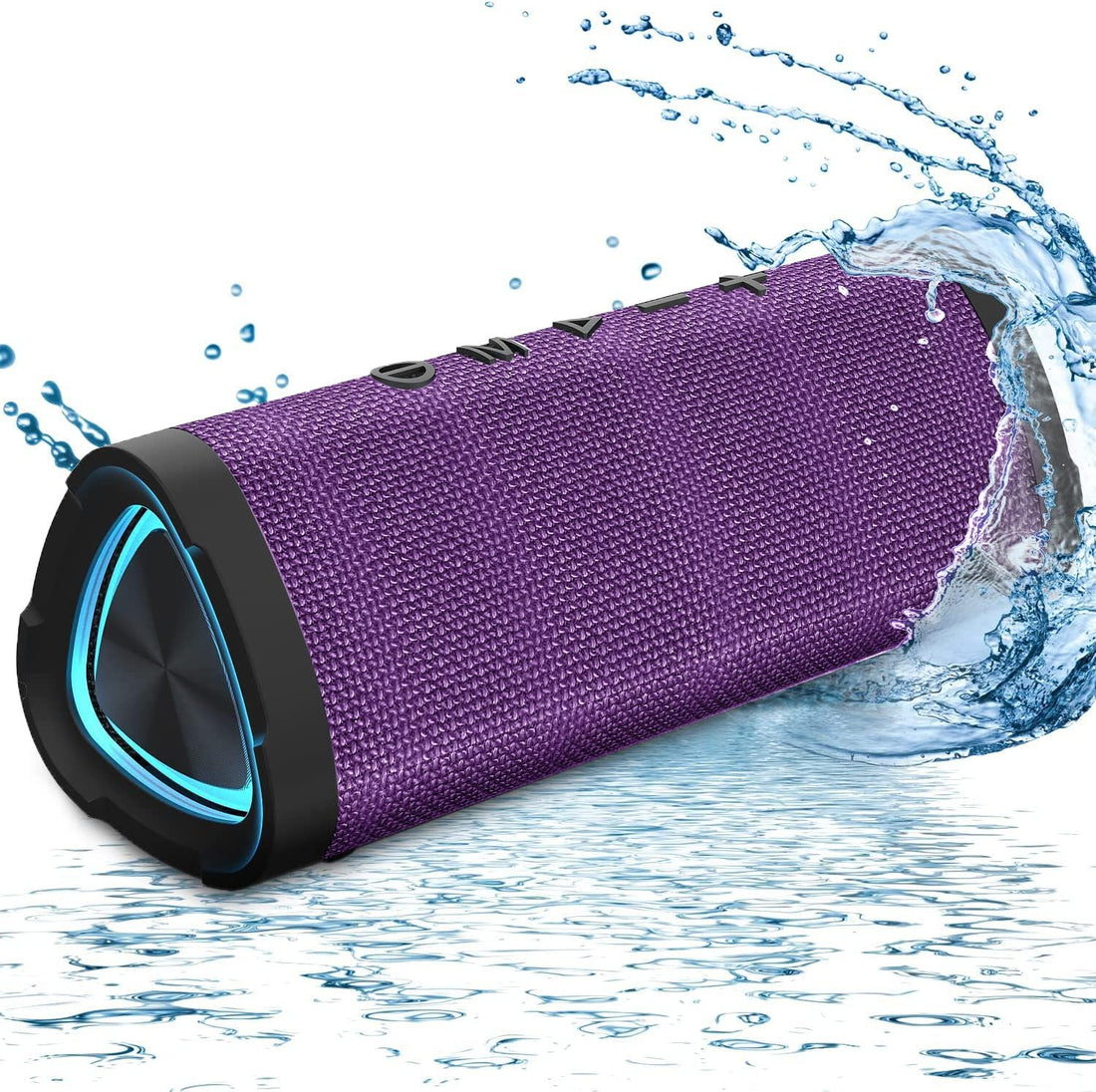 Vanzon Bluetooth Speakers V40 Portable Wireless Speaker V5.0 with 24W Loud Stereo Sound TWS 24H Playtime &amp; IPX7 Waterproof Suitable for Travel Home&amp;OutdoorsHij-Purple