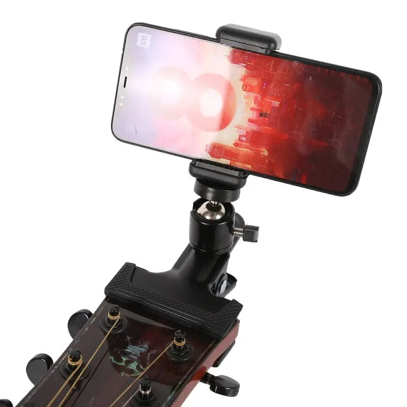 Ultimate Guitar Head Mount for Phones &amp; Action Cameras