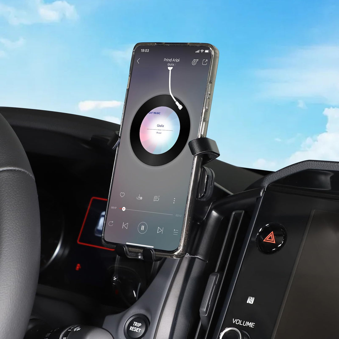 Car Phone Mount Compatible with Subaru Crosstrek/WRX 2022 2023 2024 Center Console Air Outlet Vent Cell Phone Holder Dash Clip Dash Panel Mobile Phone Bracket Stand for All Smart Phones Accessories
