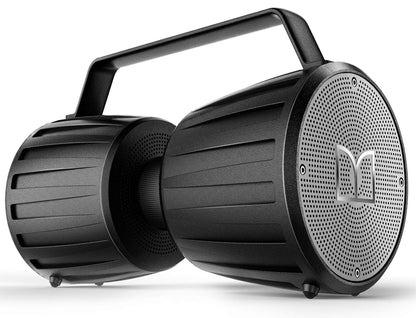 Monster Adventurer Force Bluetooth Speaker IPX7 Waterproof Bluetooth Speaker 5.0 with Microphone Input for Karaoke 80W Portable Bluetooth Speakers with 40H Playtime for Indoor Outdoor Party Black
